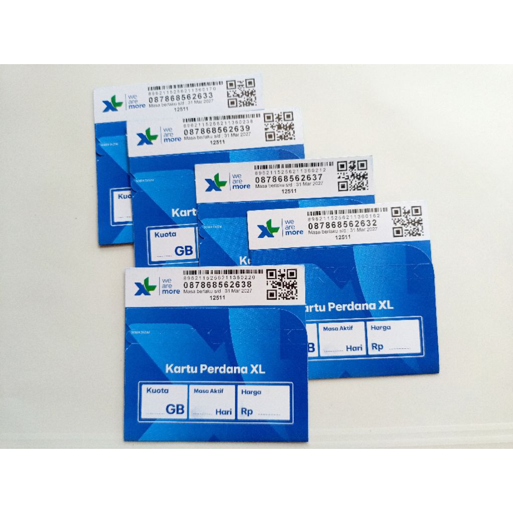 Kartu Perdana XL Tanpa Kuota (Langsung Registrasi)