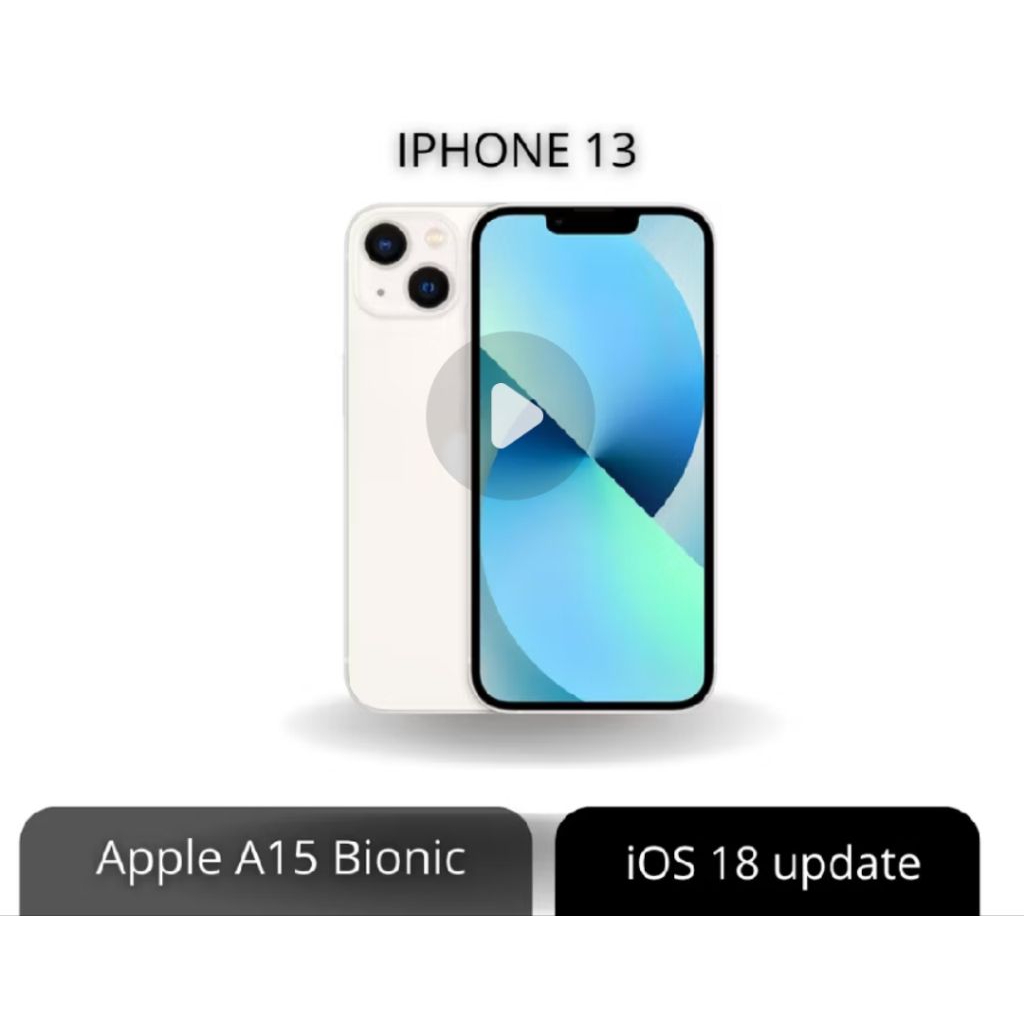 iPhone 13 128GB Bekas - Original, iCloud Kosong, Fullset