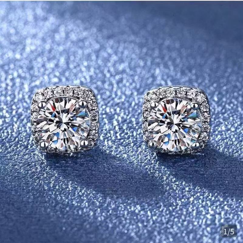 nting Titanium Silver Tusuk Poul Mata Crystal - Anti Karat, Tidak Mudah Luntur, Tahan Air
