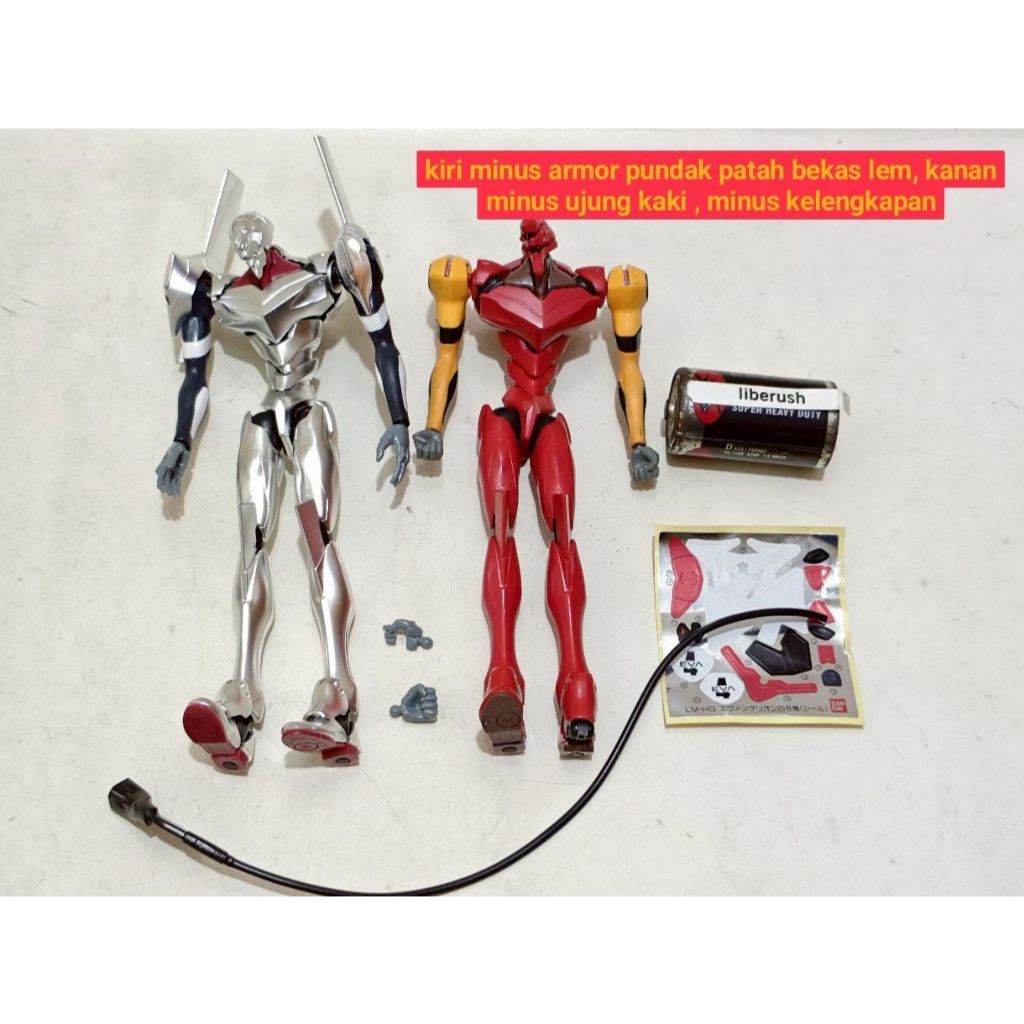 Junk bandai LM-HG model kit evangelion eva 02 asuka langley eva 04 lm hg mokit gundam gunpla robot