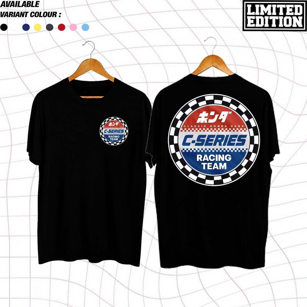 Kaos C- Series Classic Honda Gank Racing Team Baju Distro Motor Herex CB GL Grand Supra Tshirt MAEST