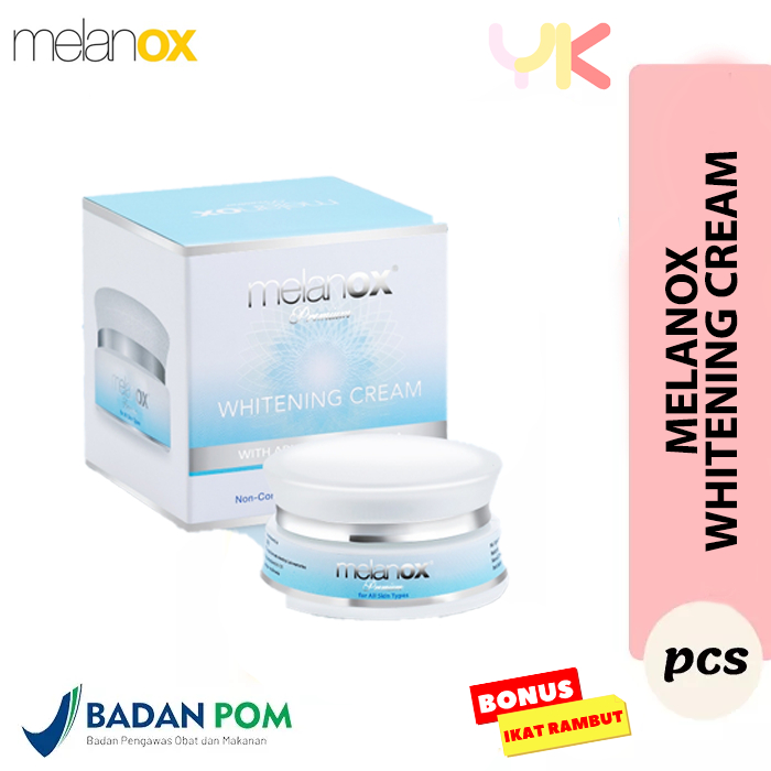 Melanox Premium Whitening Cream 14Gr | Krim Malam | KrimWajah | Krim Glowing | Mencerahkan