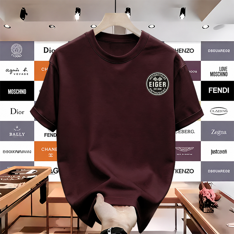 100% Original - EIGER Official Style Kaos Pria Katun – Kualitas Premium, Tidak Panas