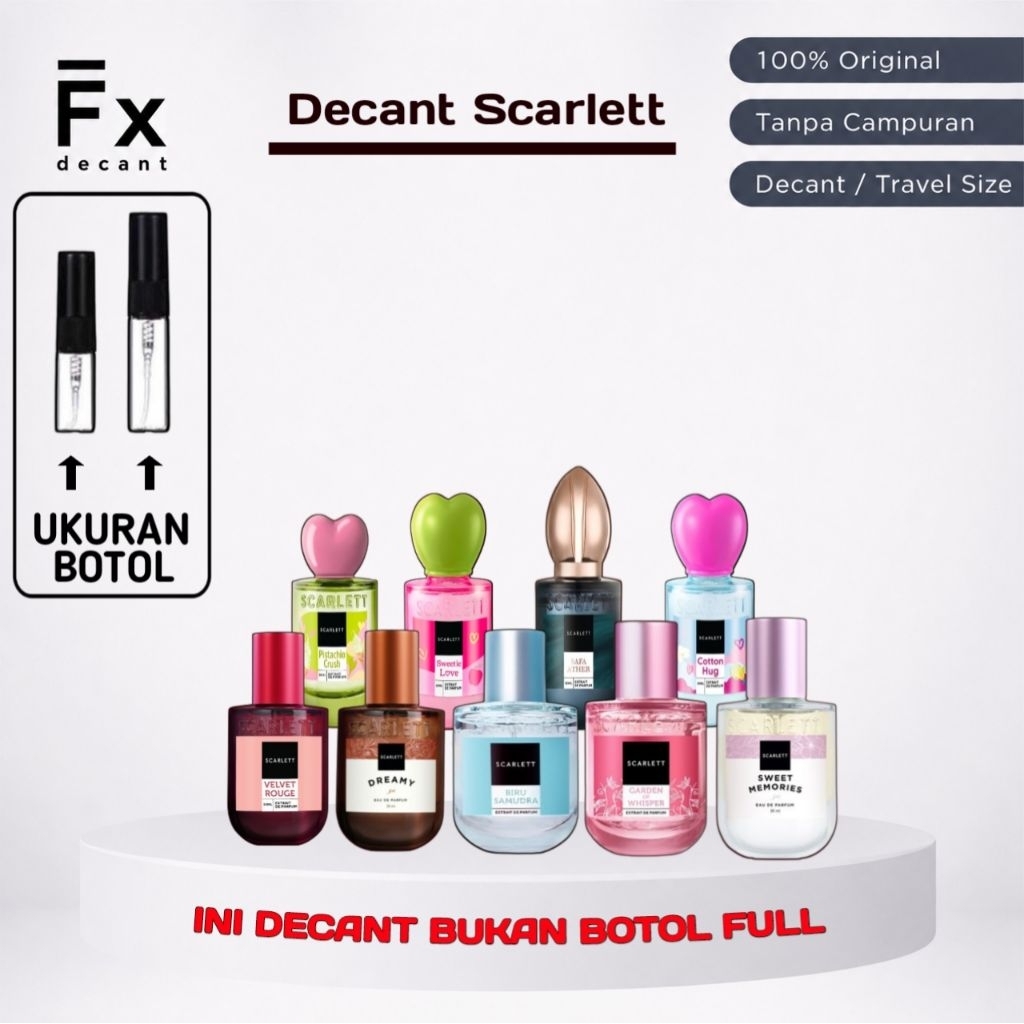 Decant ( Share In Jar ) Parfum Scarlett 2ML/3ML