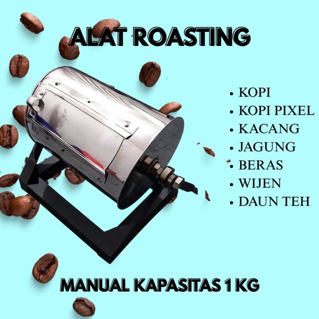 Alat Roasting Coffee Manual Kapasitas 1KG - Termurah