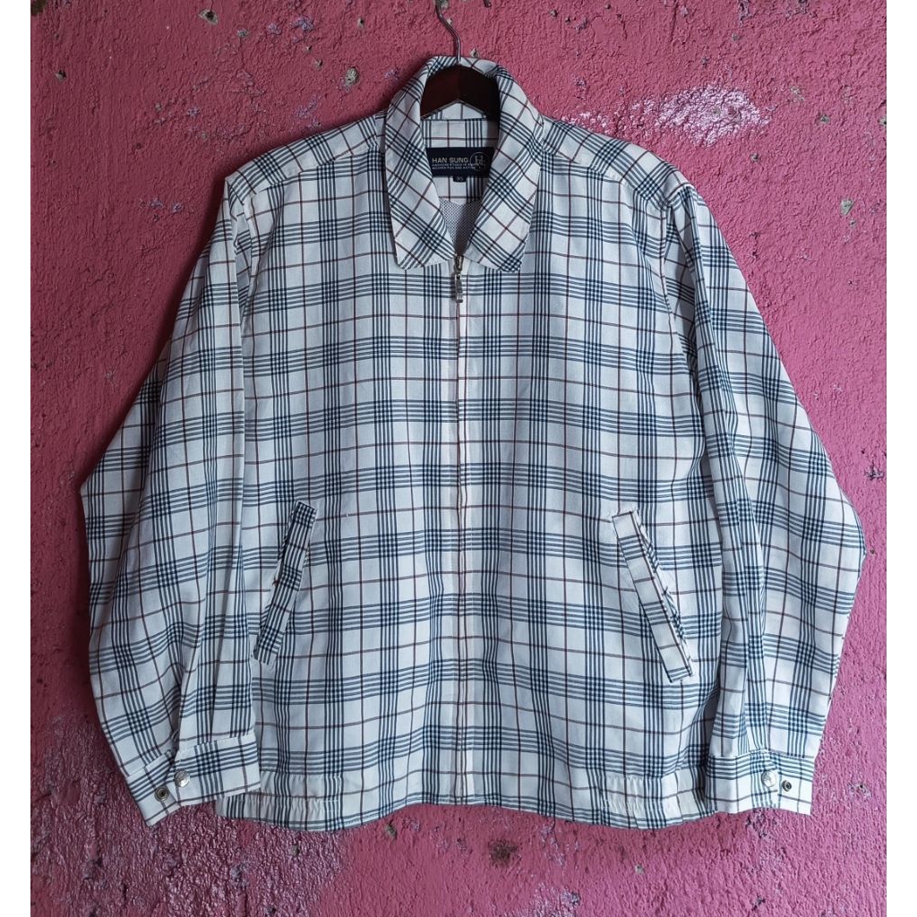 Jaket casual tartan hang sung