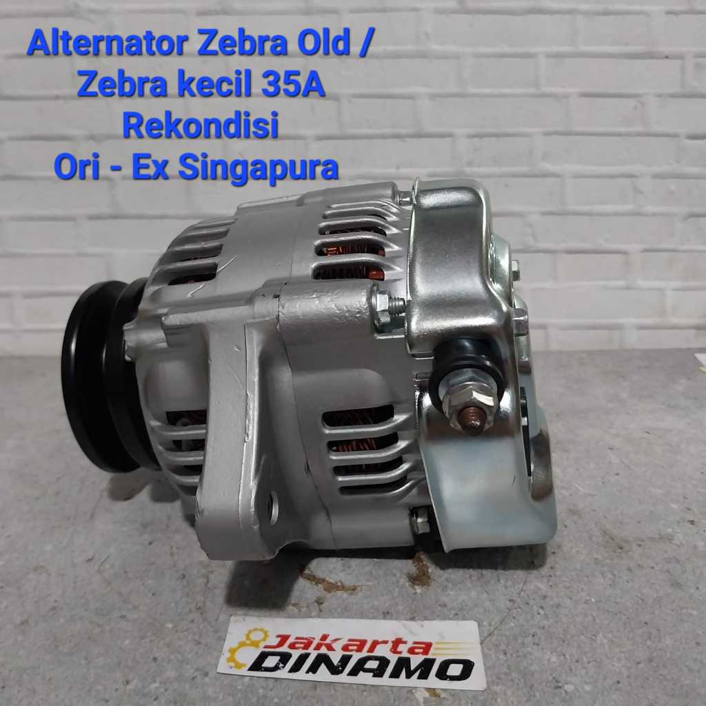 Dinamo Cas / Alternator Zebra Old / Zebra kecil 35A - Rekondisi EX Singapura