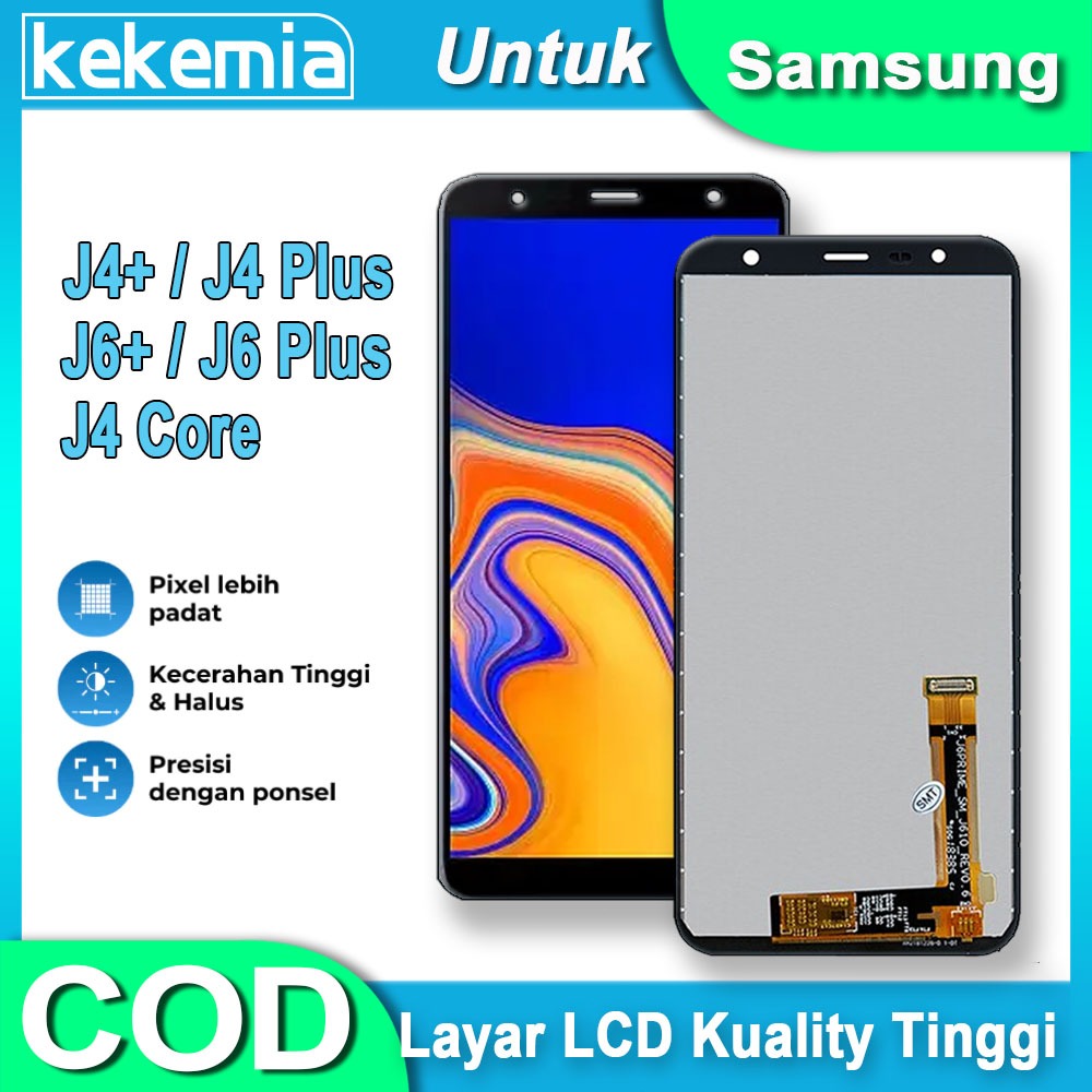 LCD Untuk Samsung Galaxy J4+ J4 Plus Galaxy J6+ J6 Plus Galaxy J4 Core LCD TouchScreen Penggantian L