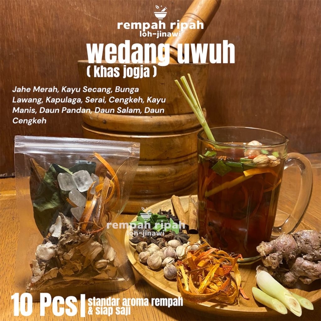 Wedang Uwuh Komplit Jahe Merah / Wedang Siap Saji / Wedang Praktis / Wedang Alami / Wedang Uwuh / We