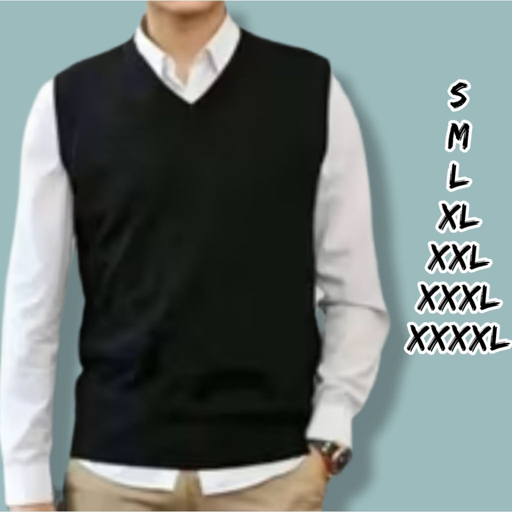 ROMPI/Vest RAJUT PRIA LD 85/95 / 110 / 120 / 130 / 140 ROMPI/Vest RAJUT JUMBO