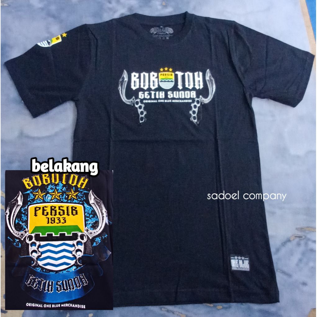 kaos persib distro jumbo hitam biru persib bandung viking baju bobotoh
