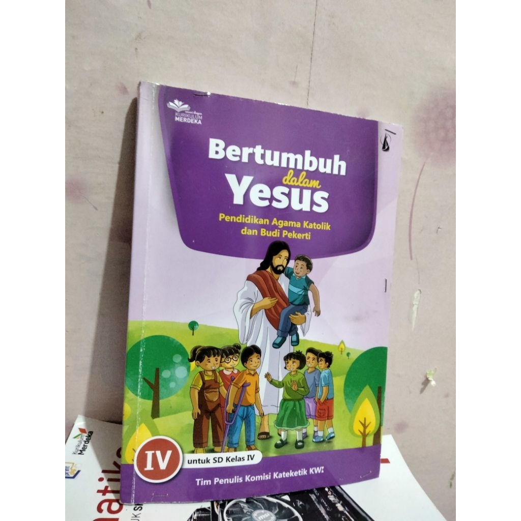 buku agama katolik bertumbuh dalam Yesus untuk kelas 4/IV sd kurikulum merdeka