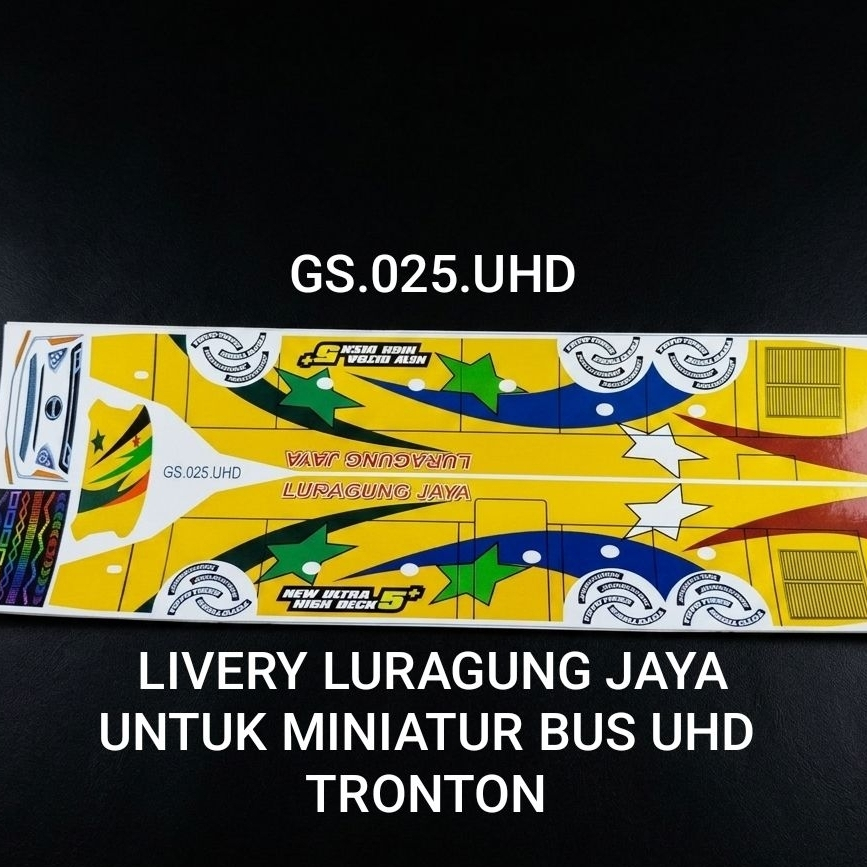 livery LURAGUNG JAYA PUTRI LURAGUNG SETIA NEGARA ROSALIA INDAH dll untuk miniatur bus UHD TRONTON