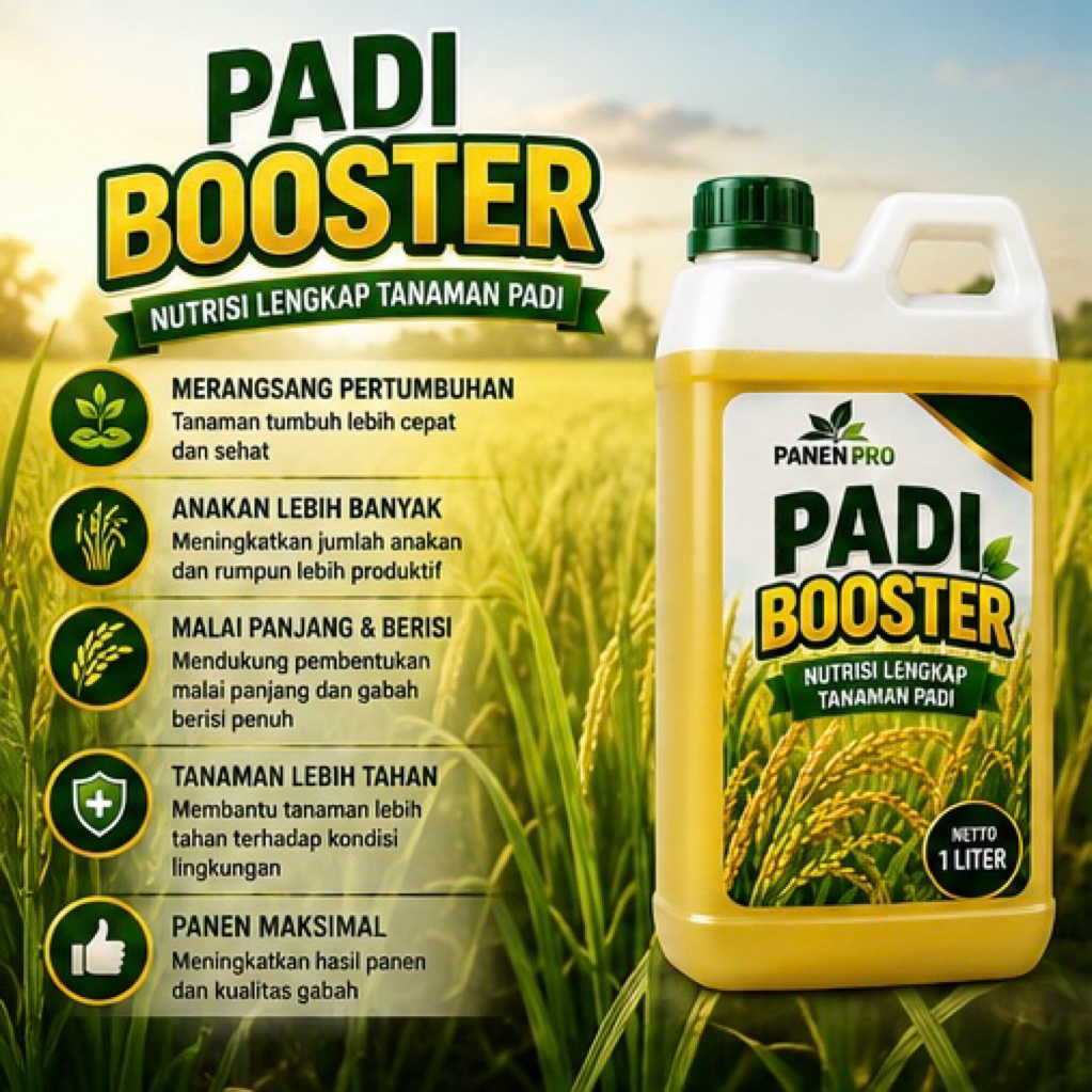 PADI BOOSTER 5L Panen Pro | Booster Tanaman Padi | Nutrisi Lengkap Padi