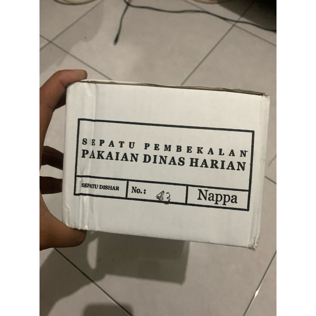 sepatu PDH Satpam Nappa