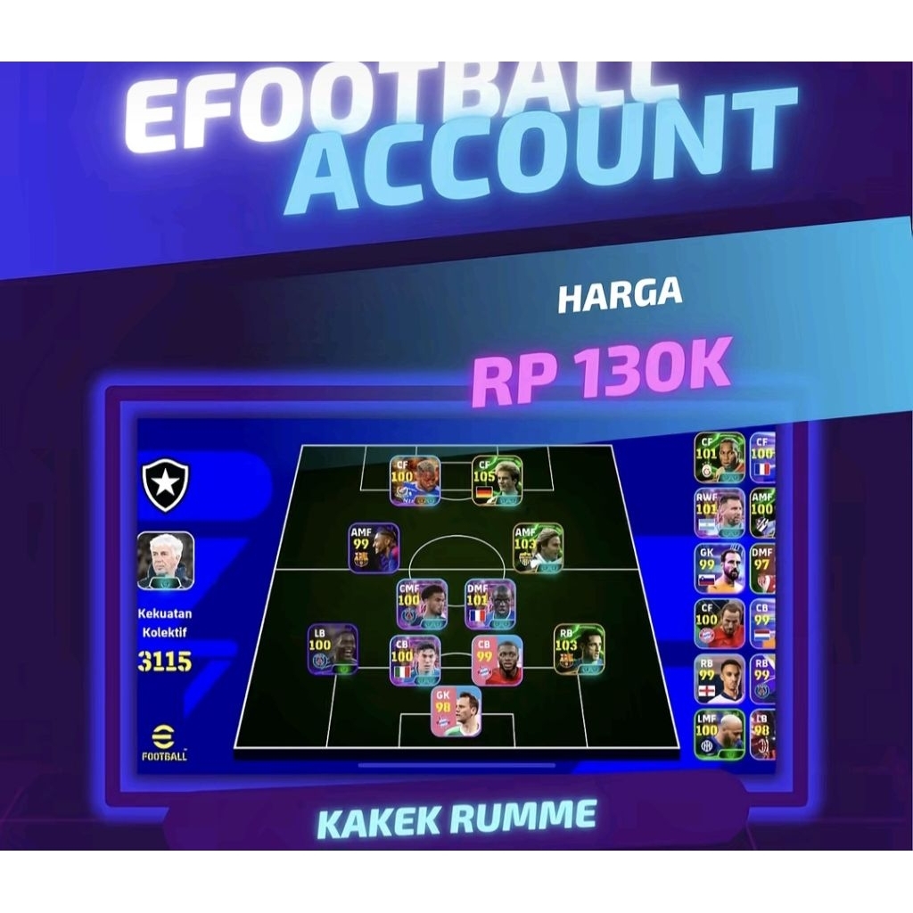 akun pes mobile
