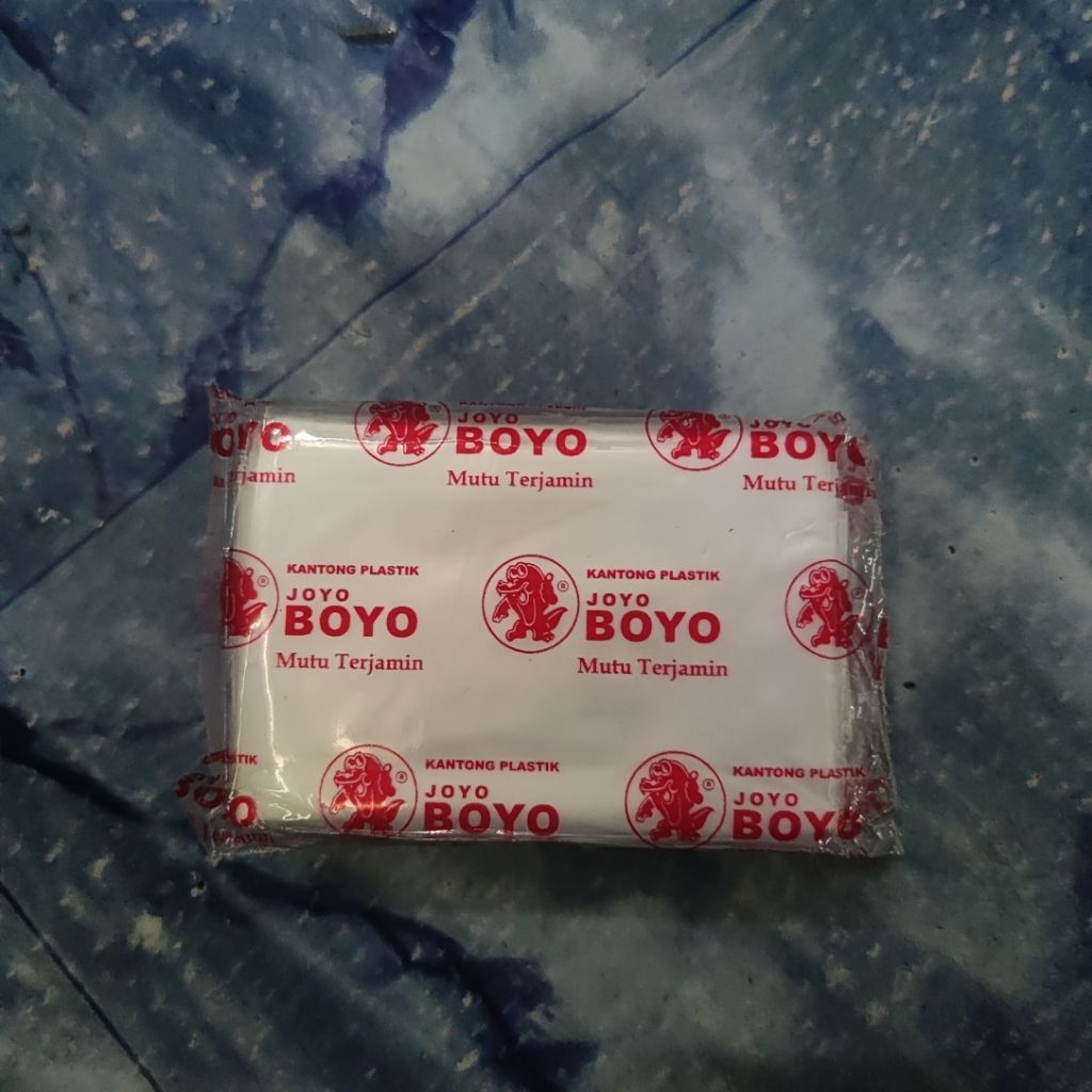 Plastik HD Joyo Boyo 1/4 Putih 250g - Kantong Plastik Kresek isi 80 Lembar
