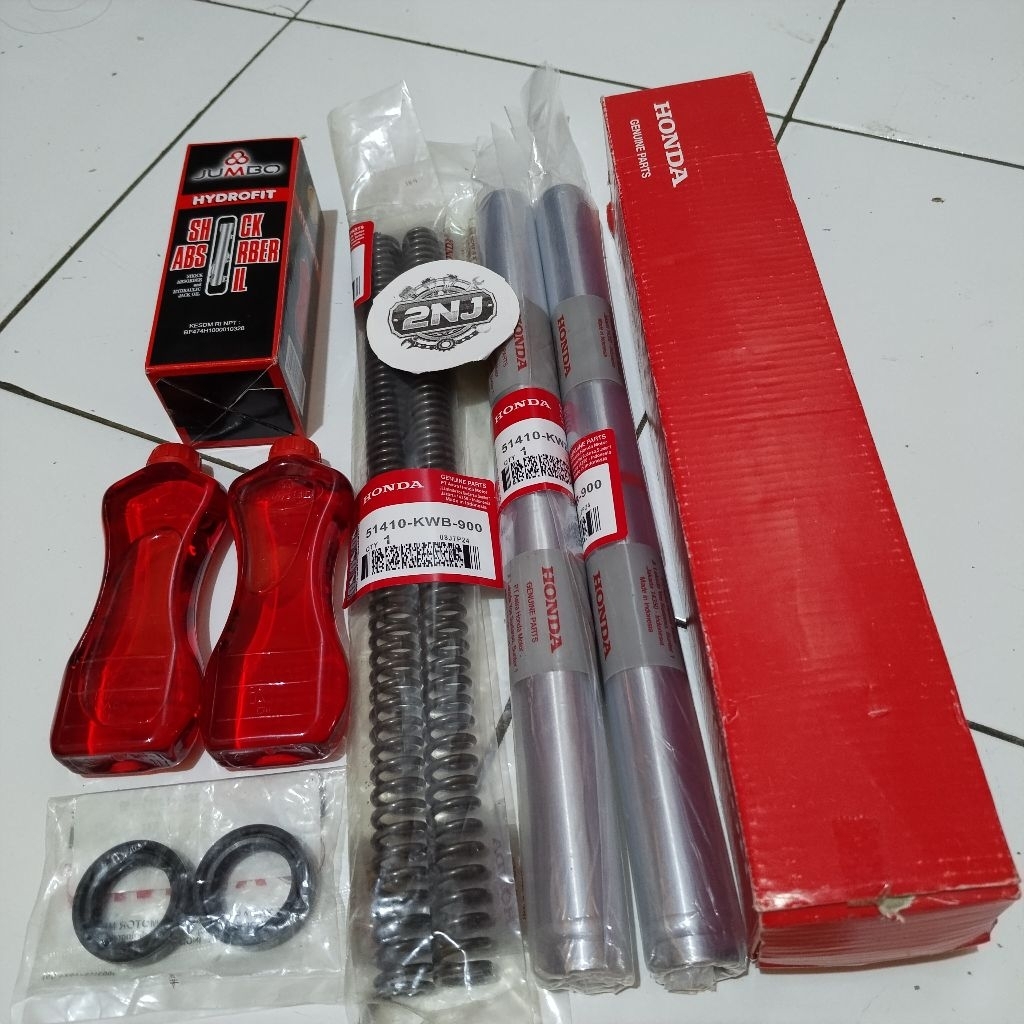 KWB-Paket lengkap As Shock depan motor Revo Absolute,Revo Fit,Revo X,Revo 110,Revo FI, Revo AT