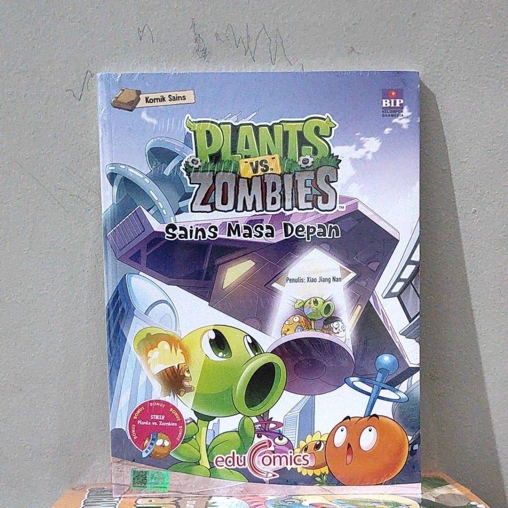 Original Komik Sains Plants vs Zombies Sains Masa Depan (Educomics)