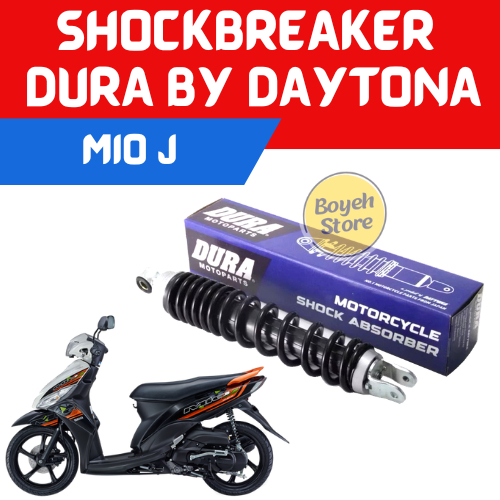 Shockbreaker Mio J Single Shock Belakang DURA By DAYTONA Black 5453
