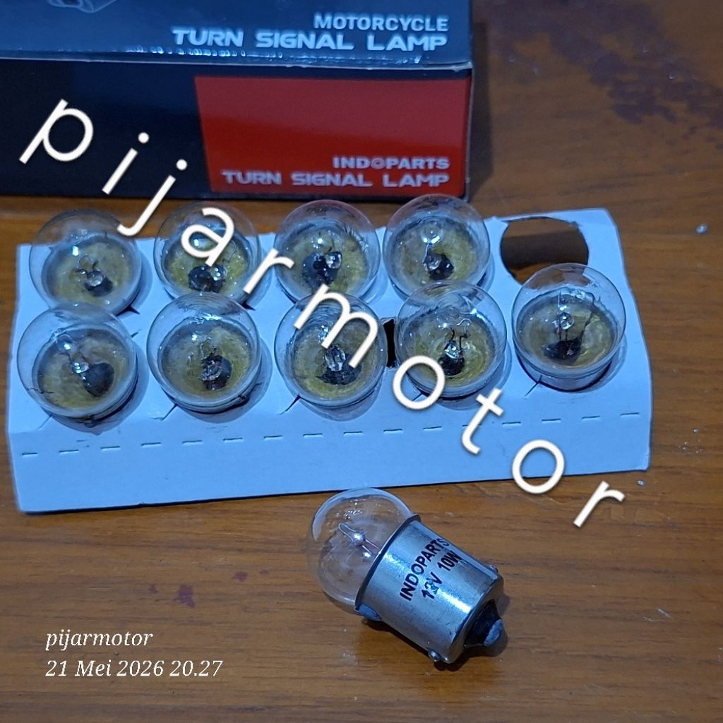 (Harga Satuan) Turn Signal Lamp Bohlam Sein Riting Suzuki RC 80 100 Bravo Sprinter Crystal TS 125 RG