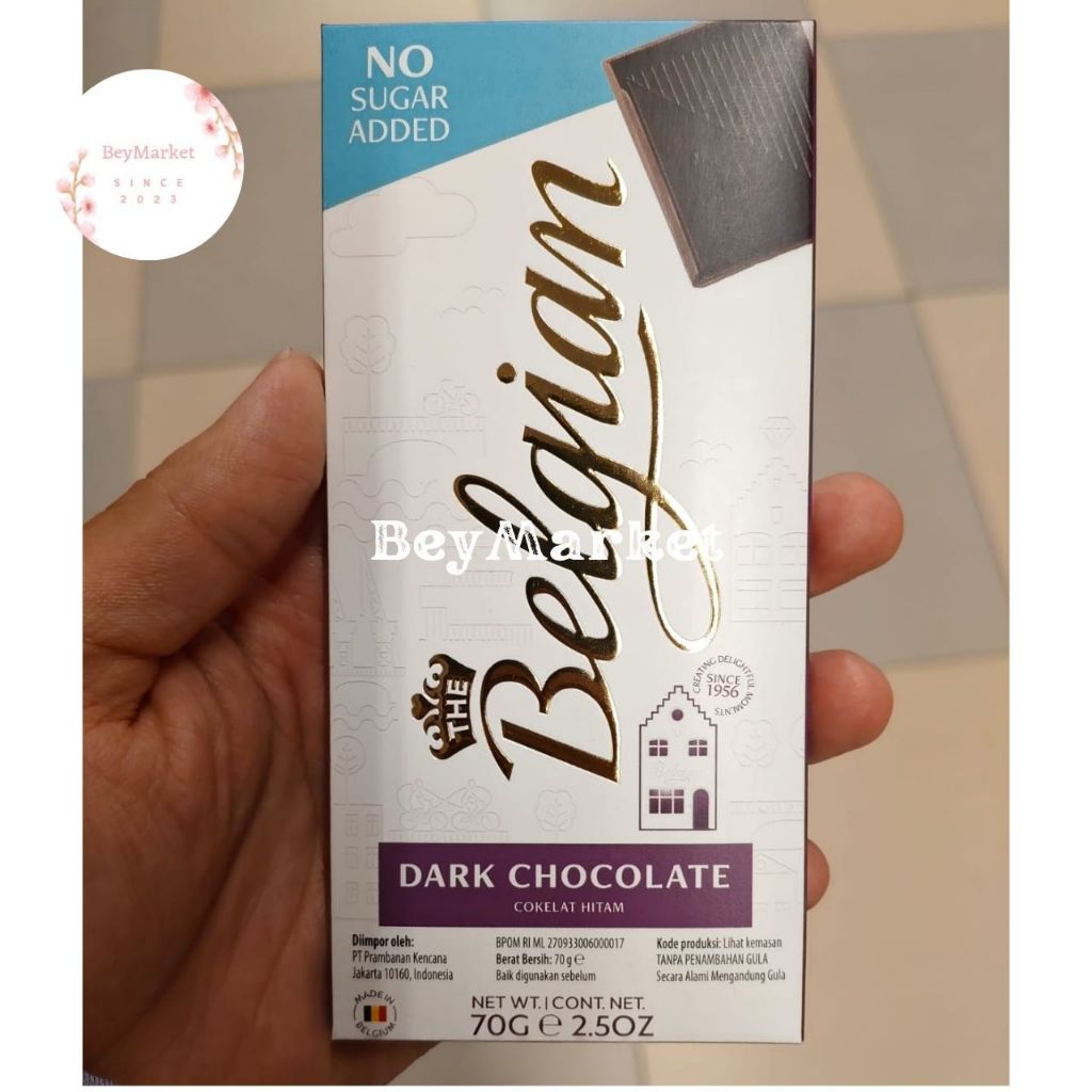 The Belgian Dark Chocolate 100g | Cokelat Hitam Import Belgium