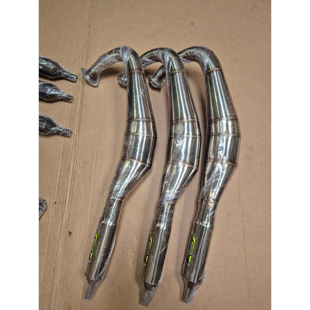 Knalpot SMR RX King Kolong 3v3 Semi Garapan Stenlis