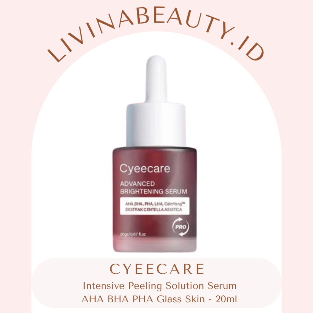 Serum Wajah Cyeecare 20g - Mencerahkan, Eksfoliasi, Perawatan Kulit