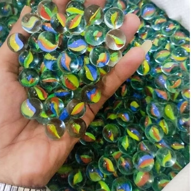 100 Pcs kelereng warna, Gandu atau kelereng mata kucing/kelereng belimbing 1,6mm