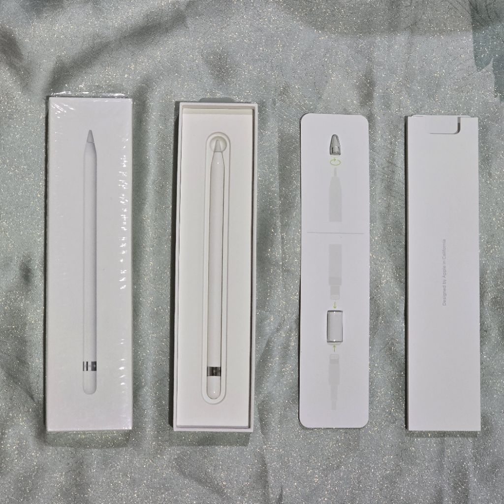 [LIKE NEW] APPLE PENCIL GEN 1 ORIGINAL RESMI IBOX STYLUS PEN IPAD KELENGKAPAN FULLSET BOX MULUS JARA