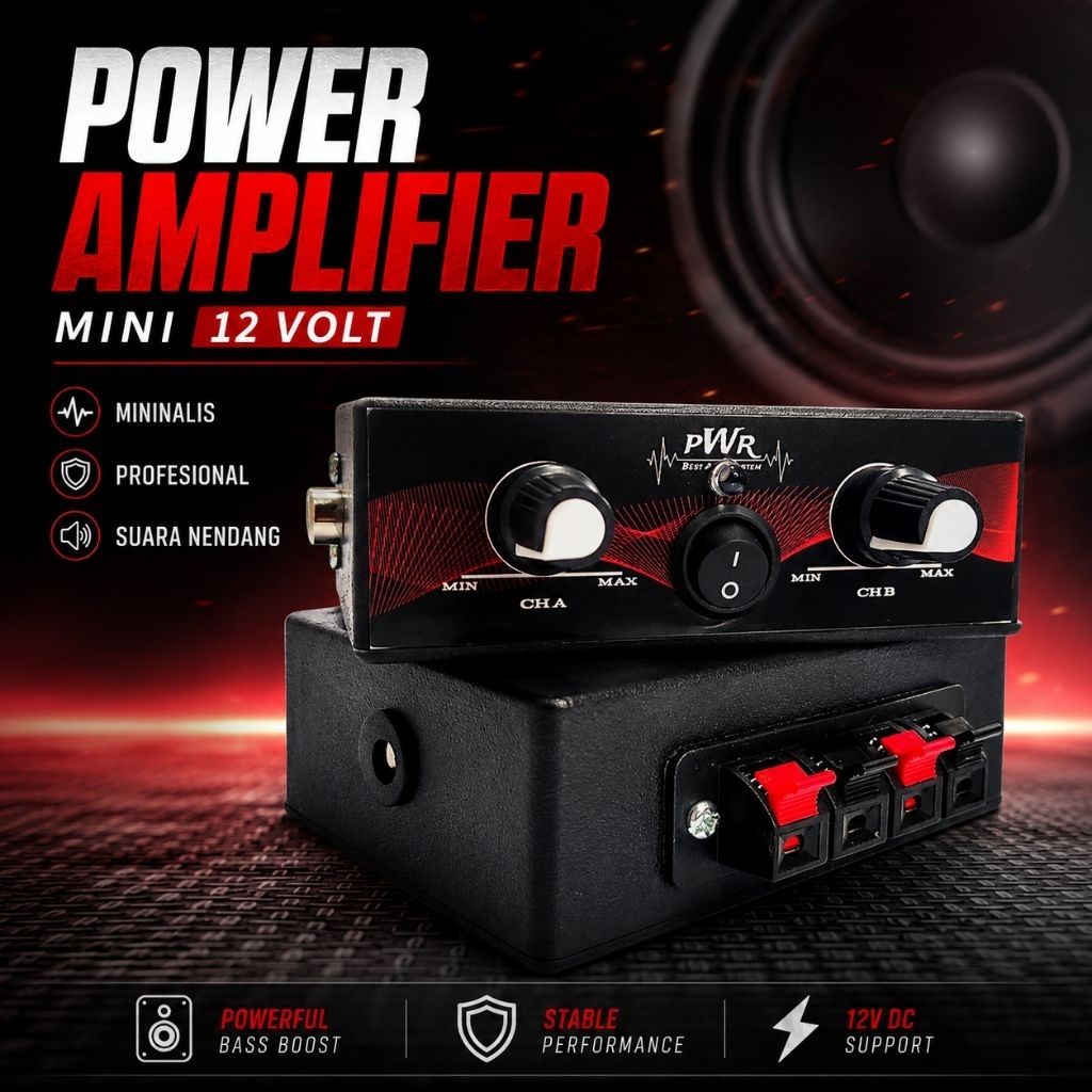 power amplifier power 12volt powerbalap power miniatur amplimini power amplifier