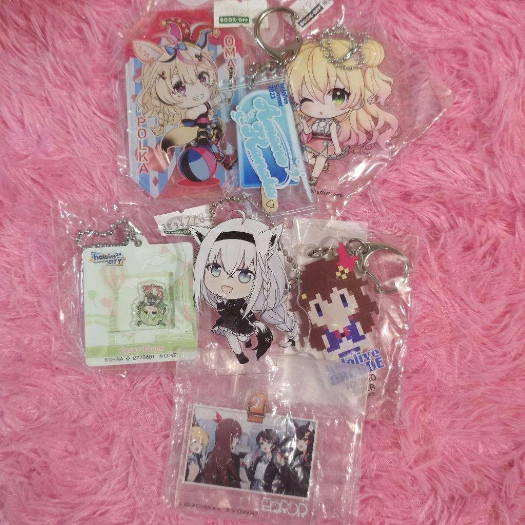 [UPDATE] hololive holo live vtuber  Tokino Sora Shirakami Fubuki Omaru Polka Momosuzu Nene gantungan