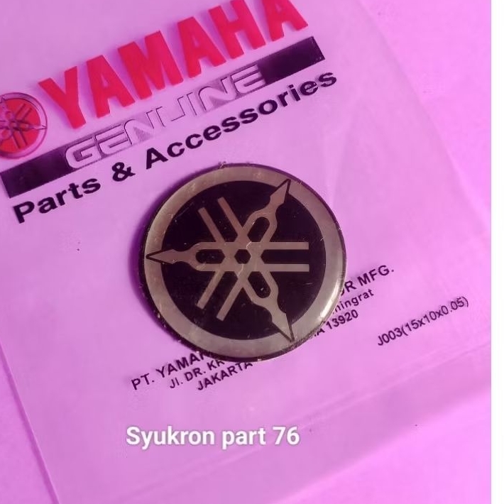 Emblem logo sayap yamaha Nmax 155 Nmax 150 4,5 cm