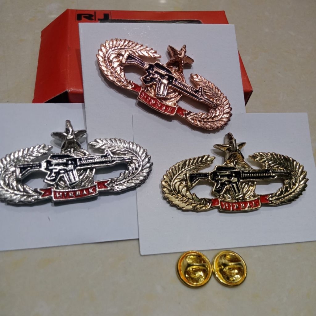 PIN WING BRIVET PDH TNI AD HIRBAK 1,HIRBAK 2,HIRBAK 3