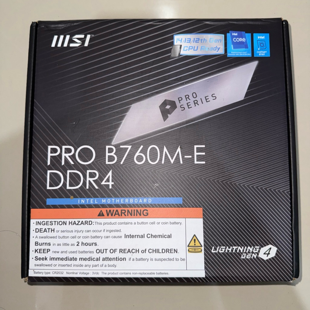 Motherboard MSI Pro B760M-E DDR4 LGA 1700 - Motherboard MSI Pro B760M E chipset B760 DDR4 LGA1700 - 