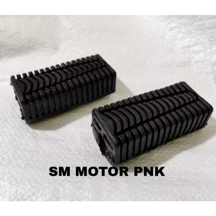SM MOTOR Step Depan Motor Bebek Variasi Warna Karet Step Depan Warna hitam