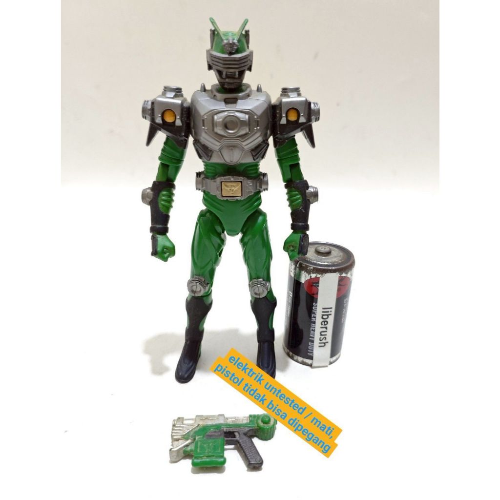 Vintage bandai kamen rider ryuki zolda sound electric action figure