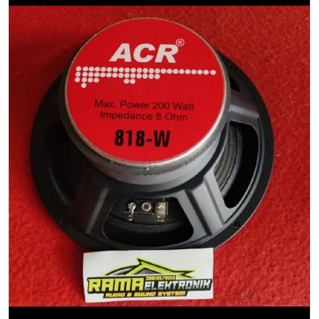 sepiker sofwofer ACR 8inch 8"818w wofer spiker acr8"818w