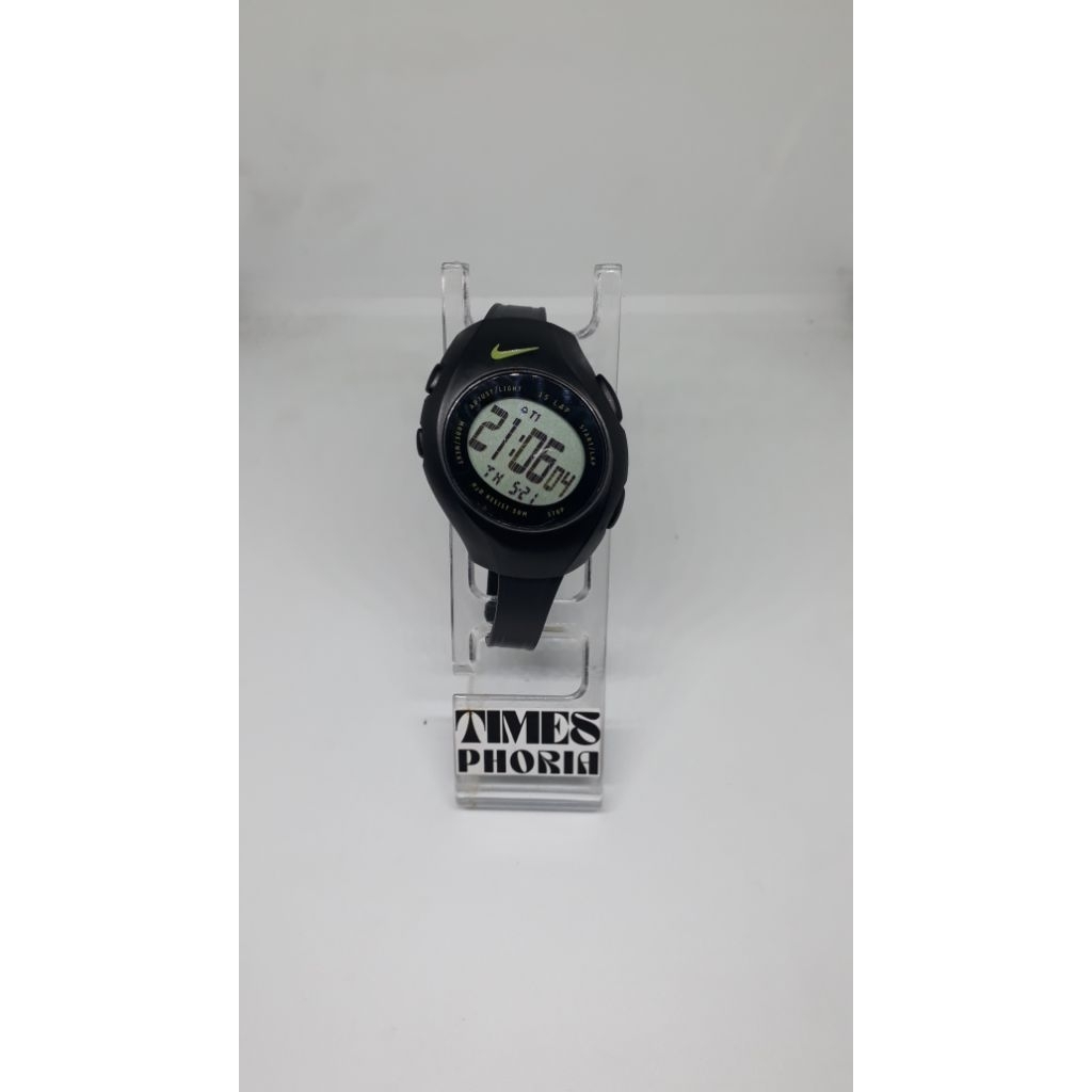 nike triax black digital watch