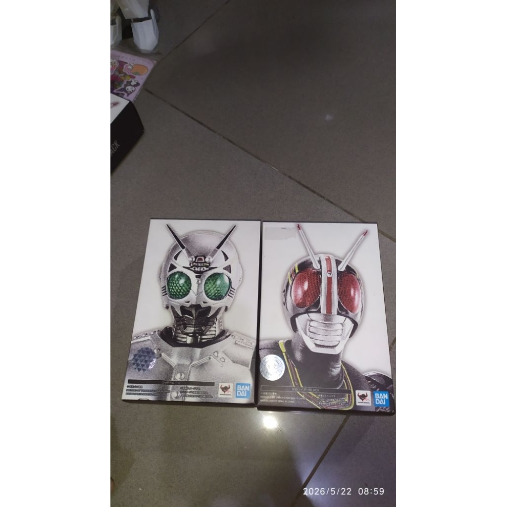 [SET]SHF SS Kamen Rider Black dan Shadowmoon _ Bandai _ minus _Shinkoccou Seihou
