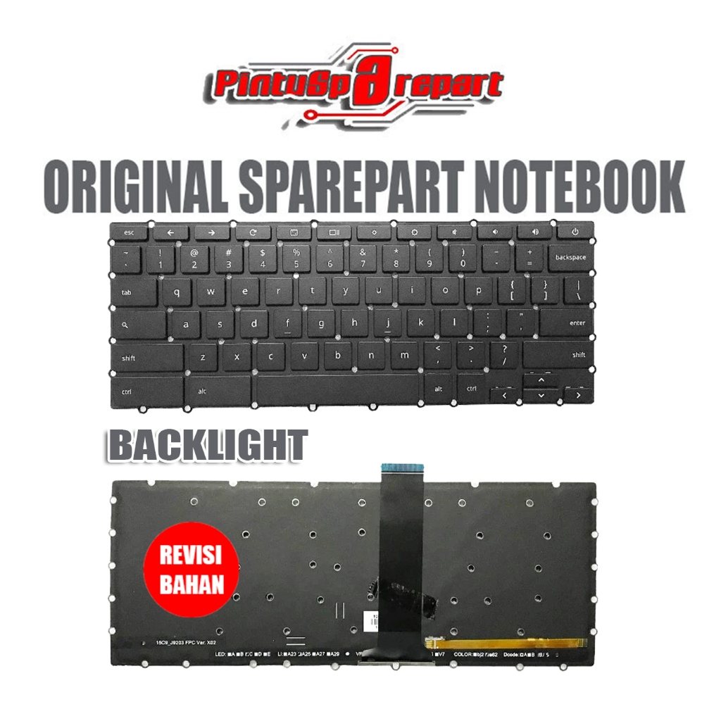 (Genuine Backlight Black) Original Keyboard Acer Chromebook Spin 11 CP511 CP511-1HN CP511-2HT CP511-