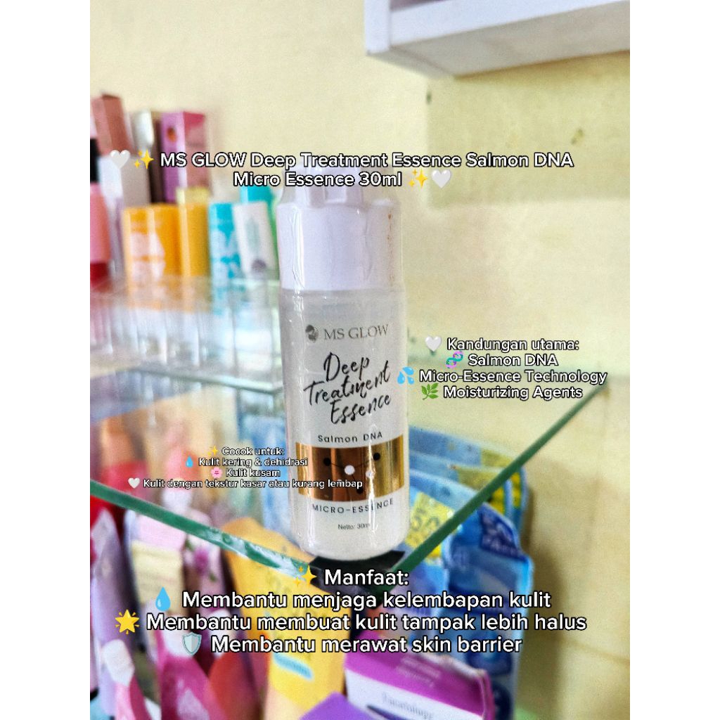 MS GLOW Deep Treatment Essence Salmon DNA – Micro Essence 30ml