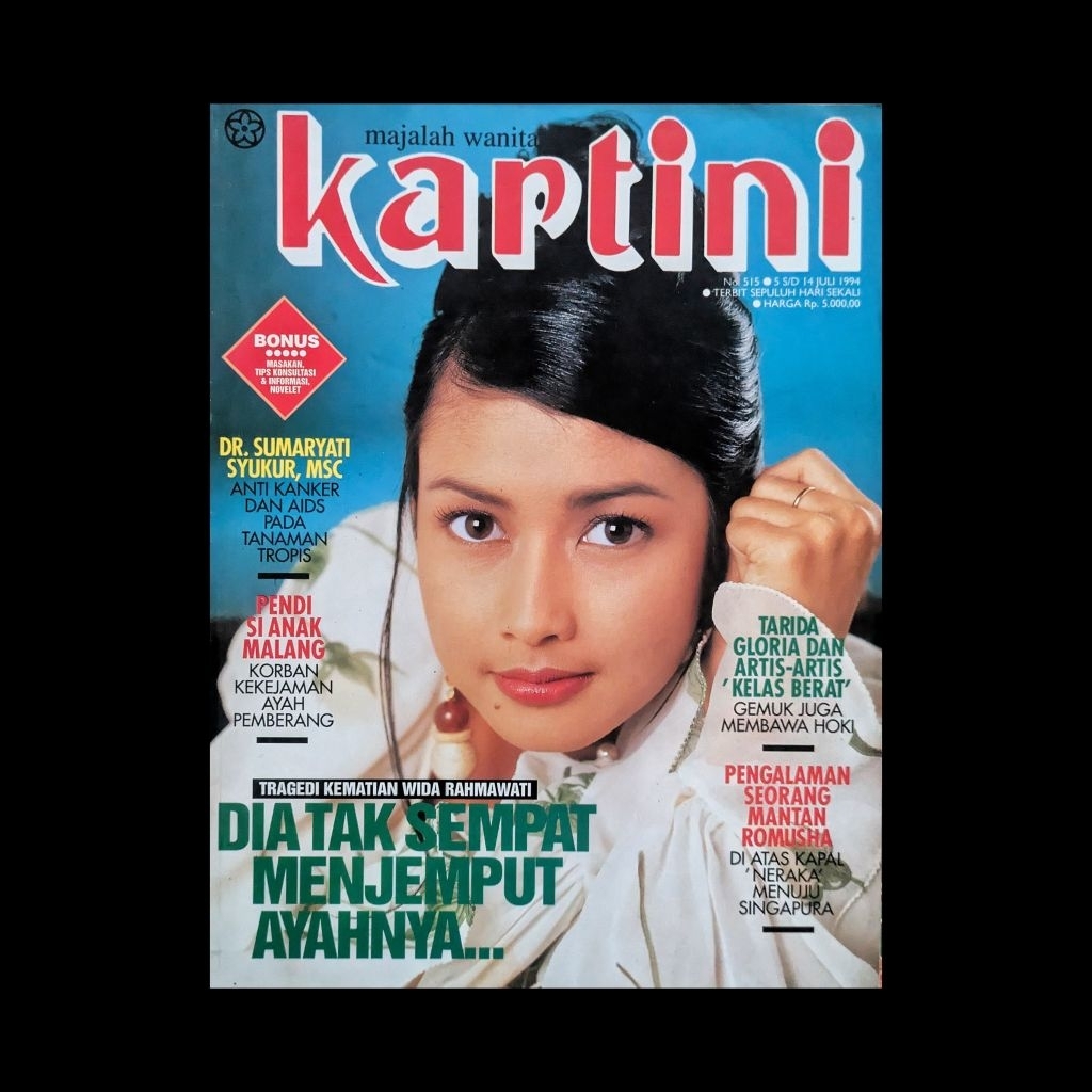 Majalah Kartini, No. 515/1994 - Cover: Maya // Putri Diana - Meriam Bellina - Yati Octavia - Iyut Bi