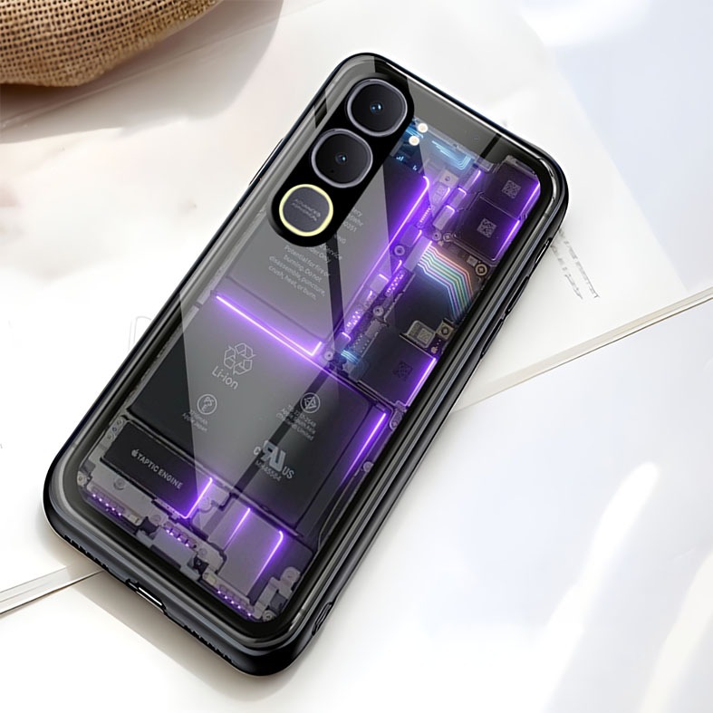 CL Softcase Glass For Vivo Y21D - Case Glass Vivo Y21D - Casing Kaca Y21D Terbaru - Casing Murah Viv