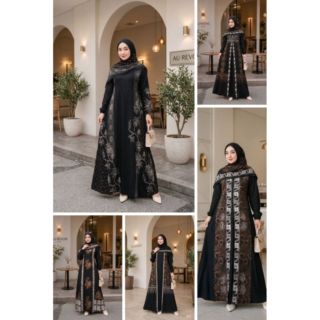 GAMIS DEWASA GAMIS WANITA GAMIS RAYON MUTIARA SET GAMIS HIJAB MALAMAN