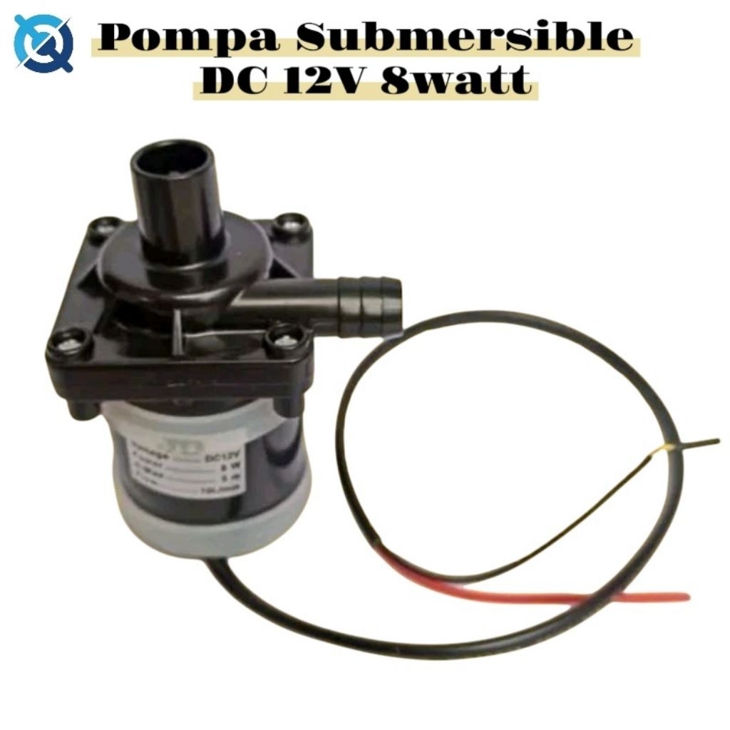 Pompa Air Submersible Elektrik Mini DC 12V 8W / Pompa Mini Submersible Water Pump Head 5 Meter