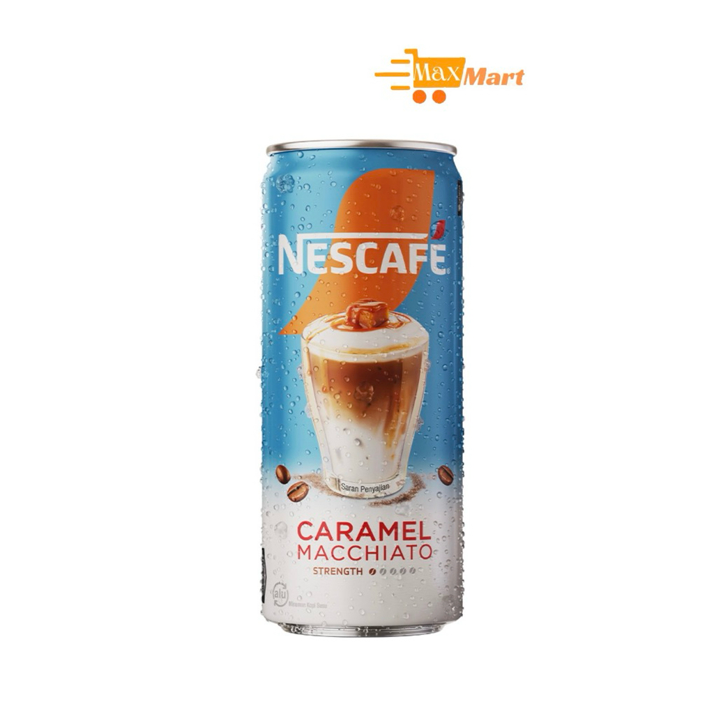 Nescafe Caramel Macchiato Kopi Kaleng 220 ml ALF
