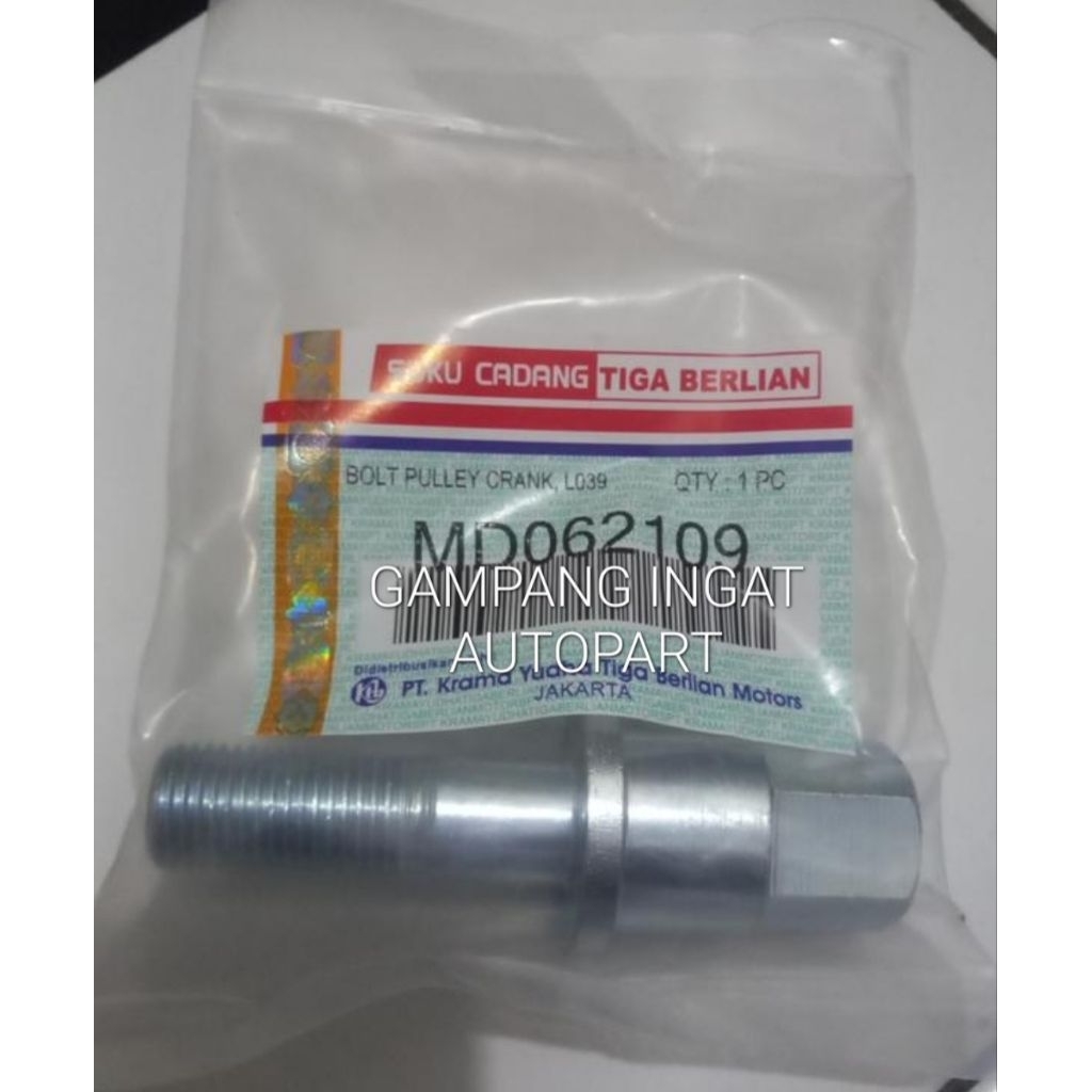 Baut Pully Ker As Kruk As Baut Pulley Crankshaft Mitsubishi L300 Diesel L038 L039 Kuda Diesel L200 2