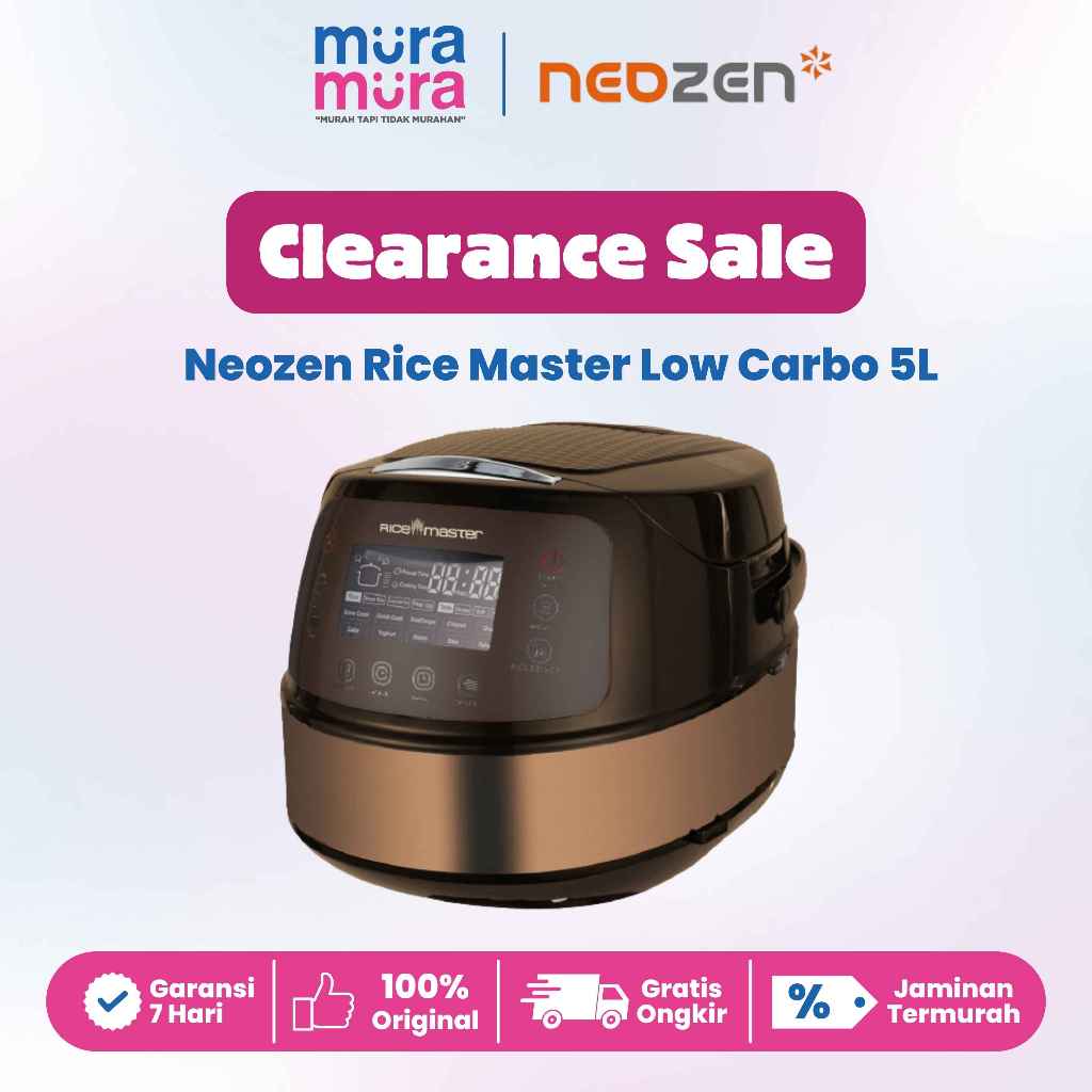 Clearance Sale Rice Cooker Low Carbo (Rice Cooker Digital) - Neozen Rice Master Low Carbo Rice Cooke