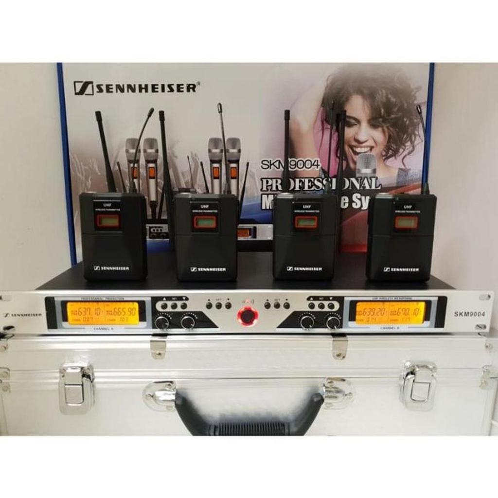 Mic Wireless Sennheiser SKM 9004 / SKM9004 - isi 4 mic varian 4 mic handheld / 4 mic Clip on / 4 mic Meja / 2 Handheld 2 Clipon